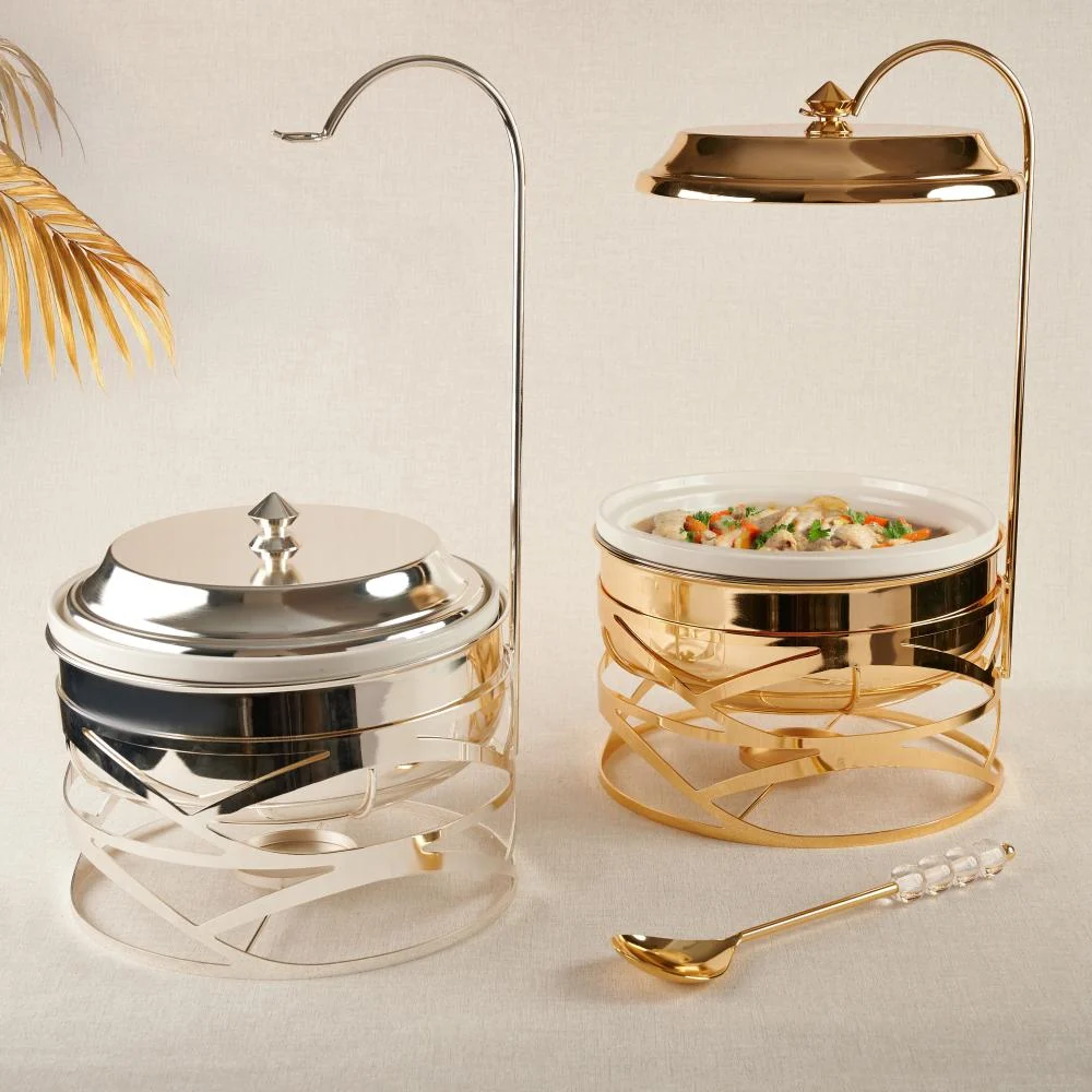 مقارنة سخانات بوفيه مستطيلة ودائرية للتأجير